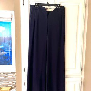 Chelsea28 Navy Wide Legged Trouser - Size4